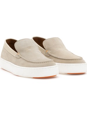 Cacharel Beige Thermo Sole 100% Leather Loafers