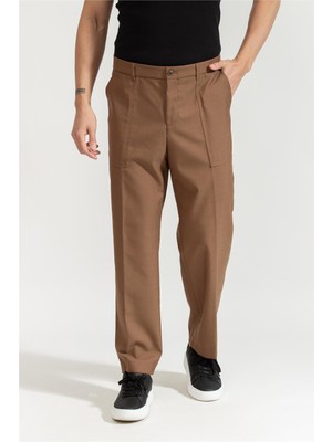 Boss C-Pitt-Patch Men's Pants Brown