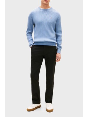 Tommy Straight Fit Normal Bel Düz Paça Pantolon Erkek Pantolon MW0MW43408-BDS