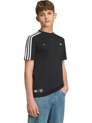 Adidas Siyah Erkek Çocuk T-Shirt KT4408 Gfx Loose Tee