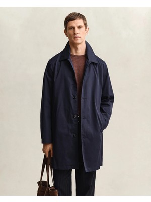 Gant Men's Navy Buttoned Collar Jacket
