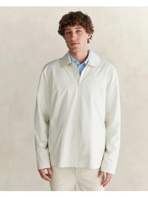 Gant Men's Beige Shirt Collar Jacket