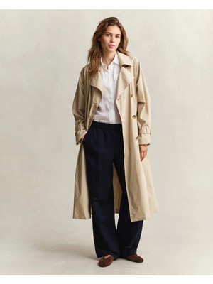Gant Women's Navy Relaxed Fit Pants