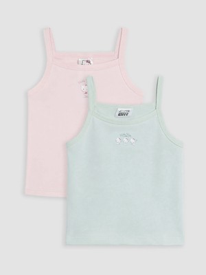 Lc Waikiki Yeni Sezon Pembe Hello Kitty Baskılı Kız Çocuk Atlet 2'li