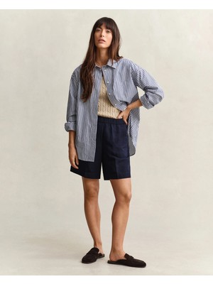 Gant Women's Navy Plain Shorts