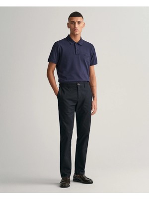 Gant Men's Black Slim Fit Chino Pants
