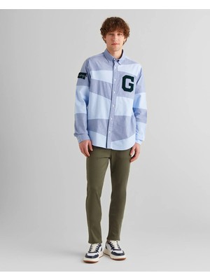Gant Men's Green Slim Fit Pants