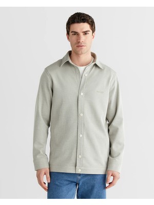 Gant Men's Beige Regular Fit Classic Collar Shirt