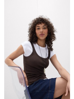 Intimissimi Superior Cotton Racerback Tank Top