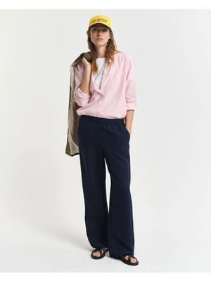 Gant Women's Navy Relaxed Fit Pants