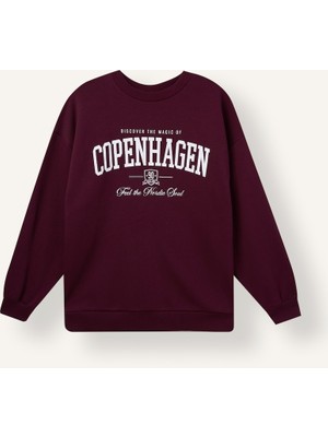 Defacto  Kadın Sweat I3322AX/BR232 Bordeaux