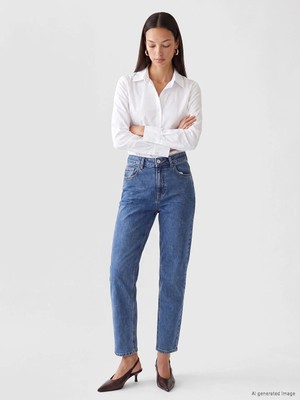Lc Waikiki Yeni Sezon Mavi Slim Fit Kadın Jean Pantolon