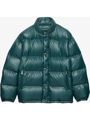Prada Sport Üçgen Logolu Dolgulu Erkek Ceket