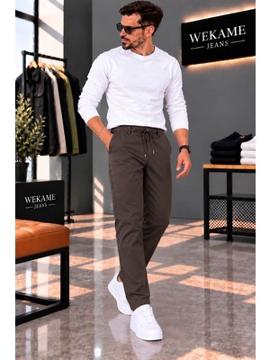 Wkm Erkek Regular Fit Jogger Kumaş Pantolon