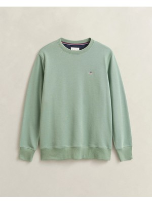 Gant Men's Green Regular Fit Sweatshirt
