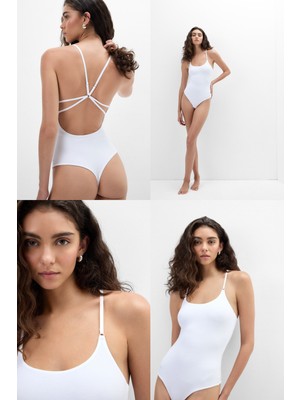 Intimissimi Criss-Cross Back Fresh Bamboo Bodysuit