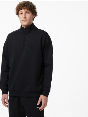 United Unıted4 Regular Fit Men's Black Sweatshirt