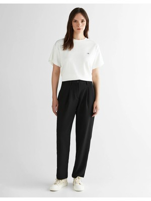 Gant Women's Black Carrot Fit Trousers