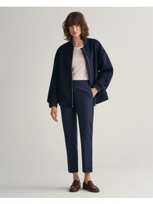 Gant Women's Navy Slim Fit Trousers