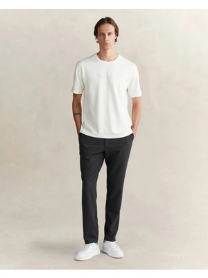 Gant Men's Grey Regular Fit Trousers