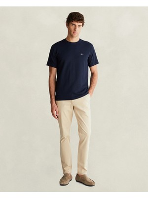 Gant Men's Cream Slim Fit Trousers