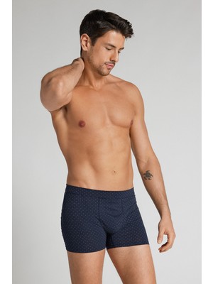 Intimissimi Mercerized Cotton Polka Dot Boxers Filo Premium