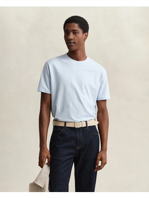 Gant Men's Blue %100 Cotton T-Shirt