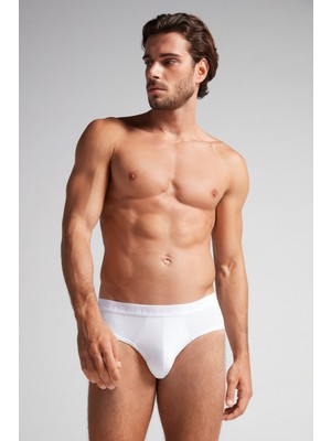 Intimissimi Men's Logo Detail Microfiber Briefs