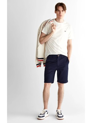 Gant Men's Navy Slim Fit Shorts