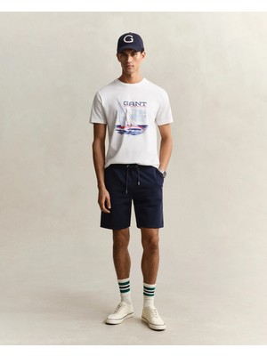 Gant Men's Navy Logo Shorts