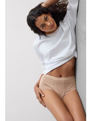 Intimissimi Women's Natural Cotton Boyshort Briefs