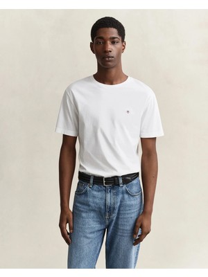 Gant Men's White Regular Fit T-Shirt