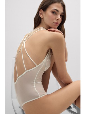 Intimissimi My Forever Love Tulle And Lace Bodysuit