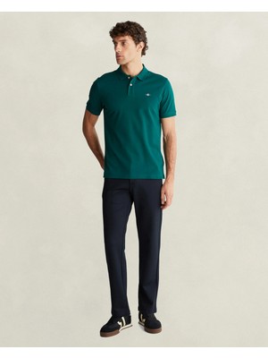 Gant Men's Black Regular Fit Trousers