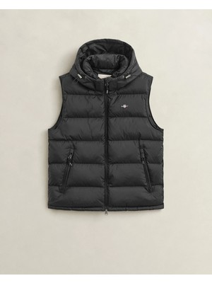 Gant Men's Black Hooded Vest