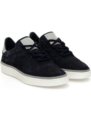 Cacharel Navy %100 Leather Casual Shoes