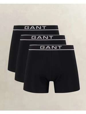Gant Men's Black Solid Boxer
