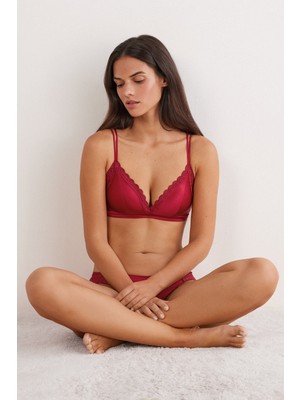 Intimissimi Tiziana Silk And Lace Triangle Bra