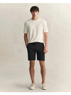 Gant Men's Black Logo Shorts