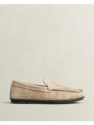 Gant Men's Beige Wilmon Suede Loafer