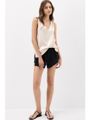 Intimissimi V-Neck Silk Tank Top