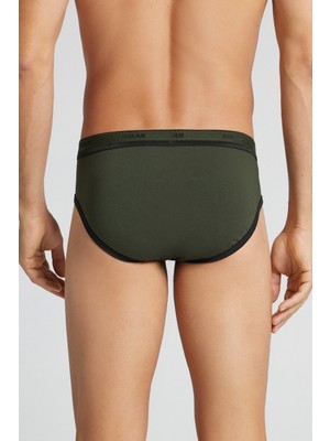 Intimissimi Logo Pima Cotton Briefs