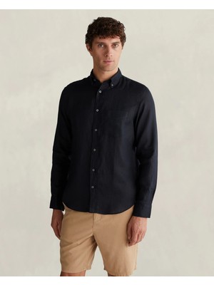 Gant Men's Black Regular Fit Shirt
