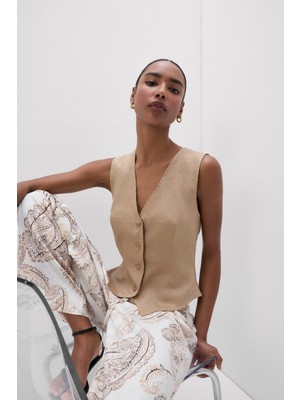 Intimissimi The Pure Linen Linen Canvas Gilet