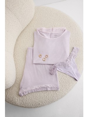 Intimissimi Modal Short Pajamas With Lace