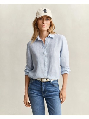 Gant Women's Blue Linen Shirt