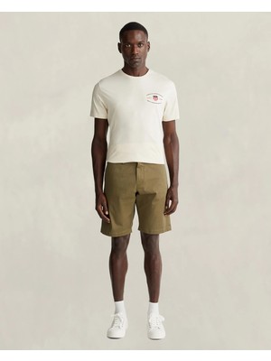 Gant Men's Green Relaxed Fit Chino Shorts