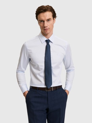Cacharel Light Blue Slim Fit Cotton Classic Shirt
