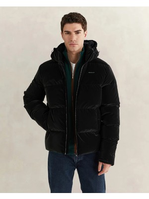 Gant Men's Black Regular Fit Zip Coat