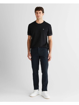 Gant Men's Black Slim Fit Trousers